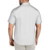 COOFANDY Big & Tall Shirts for Men Short Sleeve Button Down Casual Dress Shirts(White)
