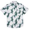 COOFANDY Big and Tall Men’s Hawaiian Shirts Short Sleeve Tropical Floral Button Down Shirt Casual Summer Beach Shirts(Green Leaf)