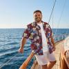 COOFANDY Big and Tall Men’s Hawaiian Shirts Short Sleeve Tropical Floral Button Down Shirt Casual Summer Beach Shirts(Red-tropical Floral)