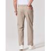 COOFANDY Mens Chino Pants Casual Business Dress Pants Stretch Golf Trousers with Pockets(Apricot)