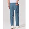 COOFANDY Mens Chino Pants Casual Business Dress Pants Stretch Golf Trousers with Pockets(Blue)