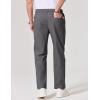 COOFANDY Mens Chino Pants Casual Business Dress Pants Stretch Golf Trousers with Pockets(Dark Gray)
