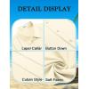 COOFANDY Mens Cuban Guayabera Shirt Short Sleeve Button Down Shirts Summer Beach Vacation Shirts(Light Yellow)