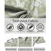 COOFANDY Men’s Henley Shirt Short Sleeve Casual T-Shirt Summer Beach Hippie Henley Tee Shirt(Green – Palm Leaf)