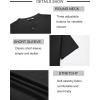 COOFANDY Mens Henley Shirts Short Sleeve Casual Stylish Tshirt Lightweight Summer Basic Tee Tops(Black)
