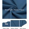 COOFANDY Mens Henley Shirts Short Sleeve Casual Stylish Tshirt Lightweight Summer Basic Tee Tops(Dark Blue)