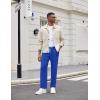 COOFANDY Men’s Knit Sweatpants Lightweight Open Bottom Casual Pants Drawstring Jogger Yoga Pants with Pockets(Royal Blue)