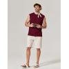 COOFANDY Mens Sleeveless Shirts 100% Cotton Workout Tank Tops Cut Off Shirts Gym Muscle Loose Fit Tee(Dark Red)