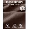 COOFANDY Men’s Sleeveless Shirts Cotton Workout Tank Tops Muscle Cut Off Shirt Summer Beach Casual Oversized Washed Tee(Brown)