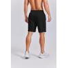 COOFANDY Mens Swim Trunks 7 inch Bathing Suit with Mesh Liner Swim Shorts Board Short Swimsuit(Black)