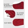 COOFANDY Mens Swim Trunks 7 inch Bathing Suit with Mesh Liner Swim Shorts Board Short Swimsuit(Dark Red)