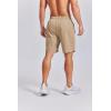 COOFANDY Mens Swim Trunks 7 inch Bathing Suit with Mesh Liner Swim Shorts Board Short Swimsuit(Khaki)