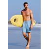 COOFANDY Mens Swim Trunks 7 inch Bathing Suit with Mesh Liner Swim Shorts Board Short Swimsuit(Sky Blue)
