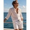 COOFANDY Mens Swim Trunks 7 inch Bathing Suit with Mesh Liner Swim Shorts Board Short Swimsuit(White)