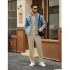 COOFANDY Men’s Tracksuits 2 Piece Casual Athletic Sweatsuit Quarter Zip Pullover Long Sleeve Running Sport Outfits(Light Khaki)