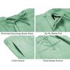 COOFANDY Men’s 2 Piece Linen Suits Set Regular Fit Casual Lightweight Linen Suit Blazer Jacket and Pants(Light Green)