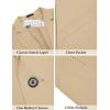 COOFANDY Men’s Casual Linen Blazer Lightweight Regular Fit Sport Coat One Button Suit Jacket(01-light Khaki)