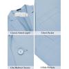 COOFANDY Men’s Casual Linen Blazer Lightweight Regular Fit Sport Coat One Button Suit Jacket(Light Blue)