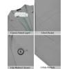 COOFANDY Men’s Casual Linen Blazer Lightweight Regular Fit Sport Coat One Button Suit Jacket(Light Grey)