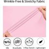 COOFANDY Men’s Muscle Fit Dress Shirts Wrinkle-Free Long Sleeve Casual Button Down Shirts(Pink)
