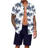 Coconut Trees-navy Blue