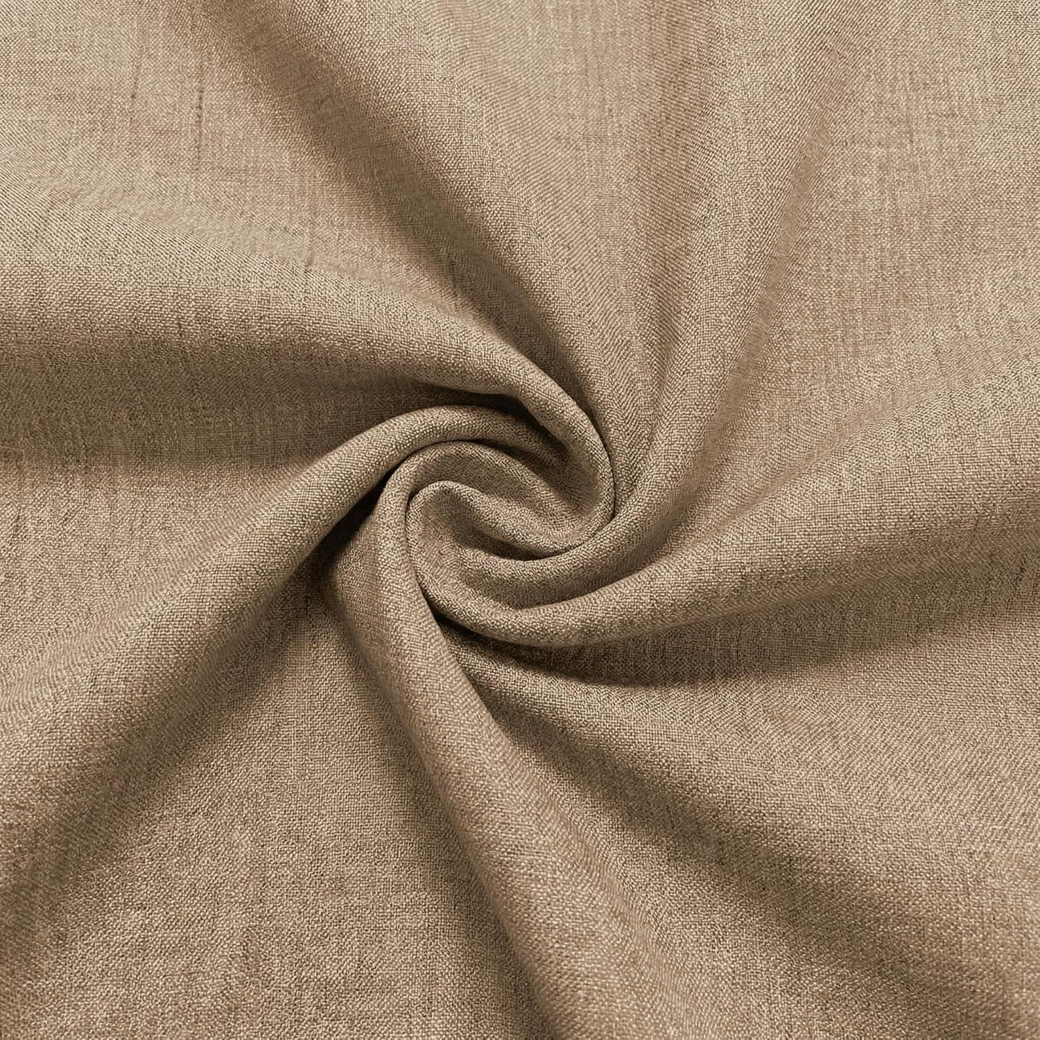imageCOOFANDY Mens Casual Shorts Pleated Front 9 Linen Textured Dress ShortsKhaki