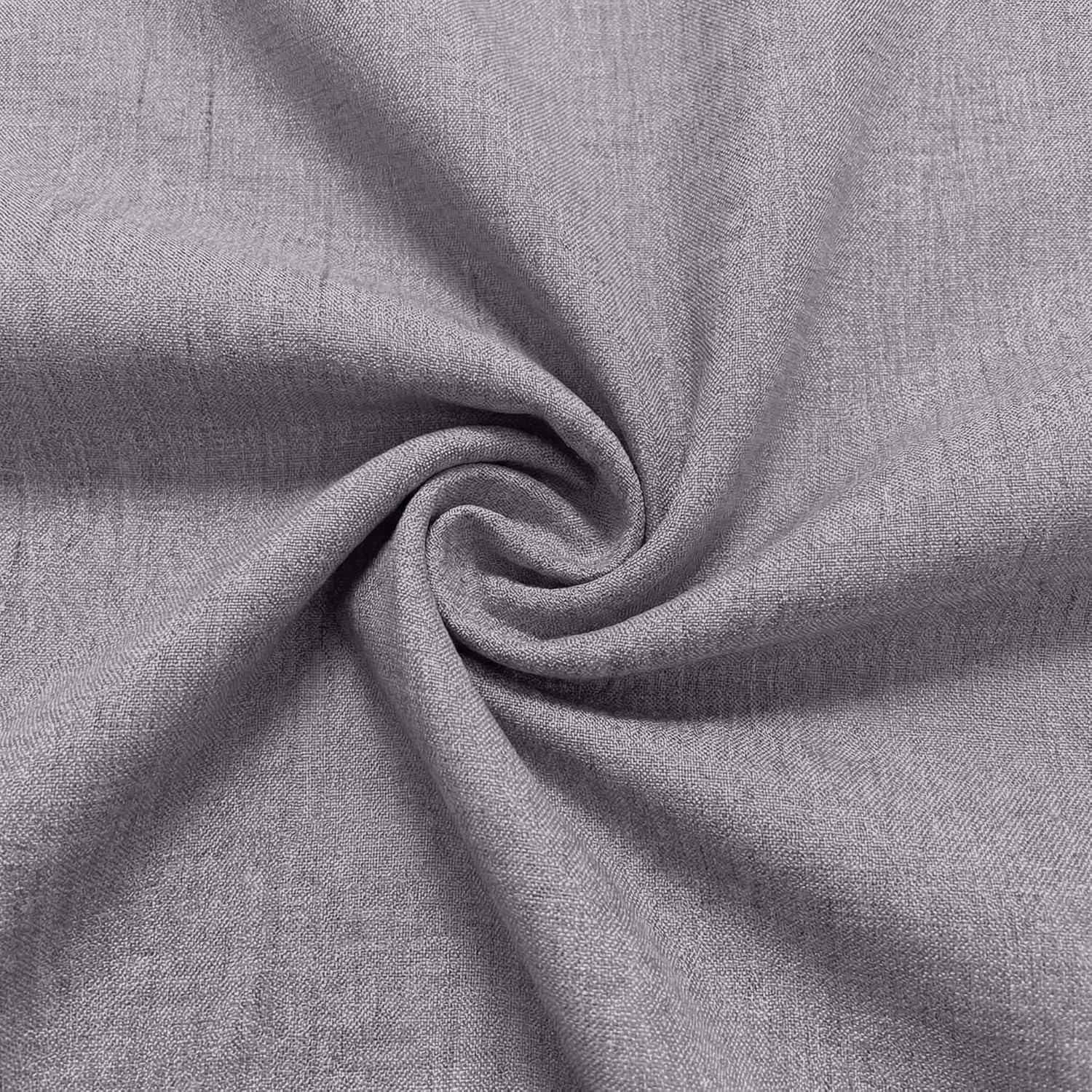 imageCOOFANDY Mens Casual Shorts Pleated Front 9 Linen Textured Dress ShortsLight Grey
