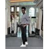 COOFANDY Men Casual Joggers Pants Cotton Cargo Elastic Waist Chino Pants Twill Hiking Outdoor Sweatpants(Black)