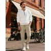 COOFANDY Men Casual Joggers Pants Cotton Cargo Elastic Waist Chino Pants Twill Hiking Outdoor Sweatpants(Camel)