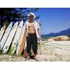 COOFANDY Mens Casual Pants Linen Capri Harem Pants Loose Fit Baggy Pants Lightweight Beach Yoga Trousers(Black)