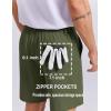 COOFANDY Men’s Casual Shorts 7″ Stretch Golf Shorts with 4 Pockets Quick Dry Lightweight Shorts Dress for Hiking Work(Army Green)