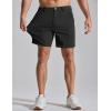 COOFANDY Men’s Casual Shorts 7″ Stretch Golf Shorts with 4 Pockets Quick Dry Lightweight Shorts Dress for Hiking Work(Black)