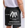 COOFANDY Men’s Casual Shorts 7″ Stretch Golf Shorts with 4 Pockets Quick Dry Lightweight Shorts Dress for Hiking Work(Black)