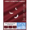 COOFANDY Men’s Casual Shorts 7″ Stretch Golf Shorts with 4 Pockets Quick Dry Lightweight Shorts Dress for Hiking Work(Brick Red)