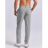 COOFANDY Mens Golf Pants 30″/32″/34″ Stretch Work Dress Pants Lightweight Quick Dry Comfy Trousers with 4 Pockets(Light Gray)