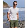 COOFANDY Mens Swim Trunks with Compression Liner Quick Dry 7 Inch Bathing Suit Beach Short with Zipper Pockets(Army Green)