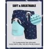 COOFANDY Mens Swim Trunks with Compression Liner Quick Dry 7 Inch Bathing Suit Beach Short with Zipper Pockets(Blue Shark)