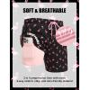 COOFANDY Mens Swim Trunks with Compression Liner Quick Dry 7 Inch Bathing Suit Beach Short with Zipper Pockets(Pink Flamingo)