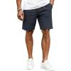 COOFANDY Mens Casual Shorts Cotton Drawstring Elastic Waist Lightweight 9″ Chino Golf Shorts Summer Beach Shorts(Navy Blue)