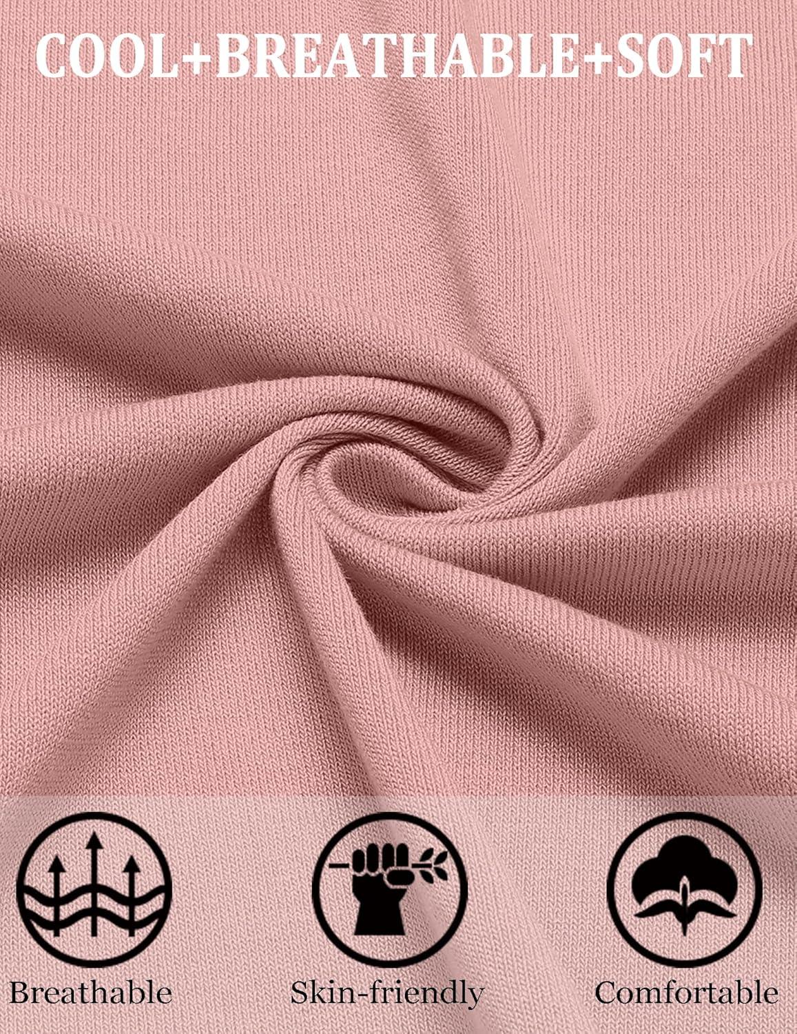 imageCOOFANDY Mens Knit Short Sleeve Button Down Polo ShirtsPink
