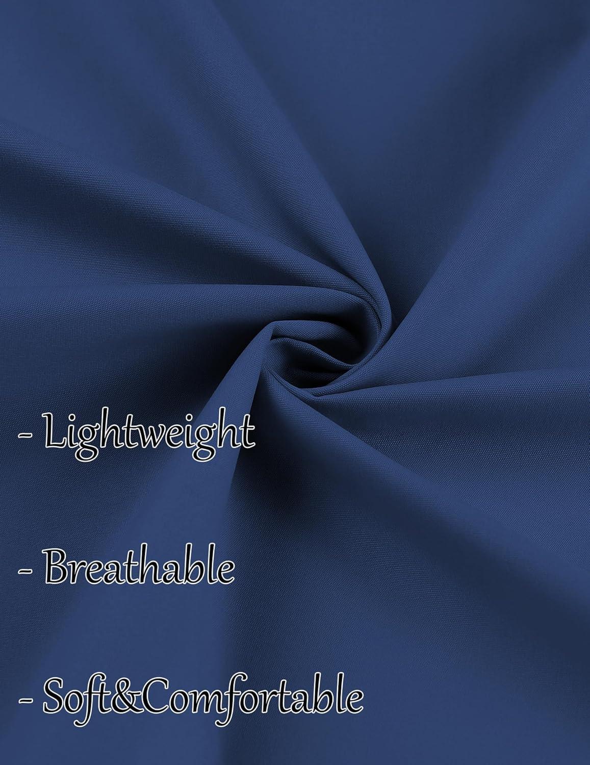 imageCOOFANDY Mens Short Sleeve Button Down Shirt Lightweight Wrinkle Free Untucked Dress Shirts