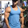 COOFANDY Men’s 3 Pack Quick Dry Workout Tank Top Gym Muscle Tee Fitness Bodybuilding Sleeveless T Shirt(Blue (1 Pack))