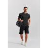 COOFANDY Men’s 3 Pack Workout T Shirts Short Sleeve Gym Bodybuilding Muscle Shirt Base Layer Fitness Tee Tops(N-black/Black/Black)