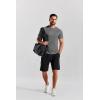 COOFANDY Men’s 3 Pack Workout T Shirts Short Sleeve Gym Bodybuilding Muscle Shirt Base Layer Fitness Tee Tops(N-black/Dark Grey/Light Grey)