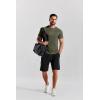 COOFANDY Men’s 3 Pack Workout T Shirts Short Sleeve Gym Bodybuilding Muscle Shirt Base Layer Fitness Tee Tops(N-black/Navy Blue/Army Green)