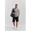COOFANDY Men’s 3 Pack Workout T Shirts Short Sleeve Gym Bodybuilding Muscle Shirt Base Layer Fitness Tee Tops(N-black/White/Light Grey)