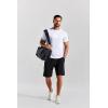 COOFANDY Men’s 3 Pack Workout T Shirts Short Sleeve Gym Bodybuilding Muscle Shirt Base Layer Fitness Tee Tops(N-white/White/White)