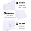 COOFANDY Men’s 3 Pack Workout T Shirts Short Sleeve Gym Bodybuilding Muscle Shirt Base Layer Fitness Tee Tops(N-white/White/White)