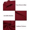 COOFANDY Men’s Casual Textured Short Sleeve Button Down Summer Beach Shirt(Wine Red)