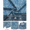 COOFANDY Men’s Hawaiian Shirt Short Sleeve Floral Button Down Shirts Tropical Holiday Beach Shirts(Blue White Leaves)
